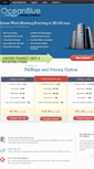 Mobile Screenshot of oceanbluehosting.com